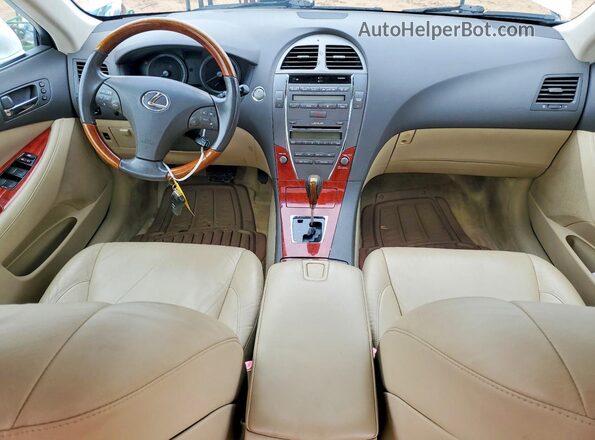 JTHBJ46G772068942 2023 LEXUS ES White Widok deski rozdzielczej