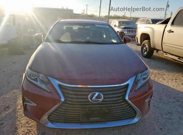 JTHBK1GG0G2223311 2016 LEXUS ES Maroon Vista frontal