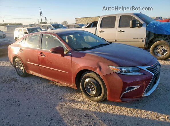 JTHBK1GG0G2223311 2016 LEXUS ES Maroon Delantero derecho