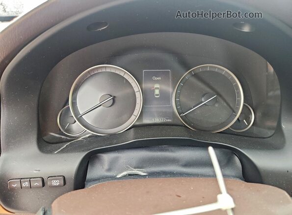 JTHBK1GG3G2224002 2016 LEXUS ES Black Widok zestawu wskaźników