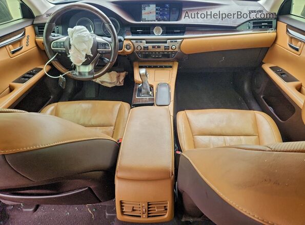 JTHBK1GG3G2224002 2016 LEXUS ES Black Widok deski rozdzielczej