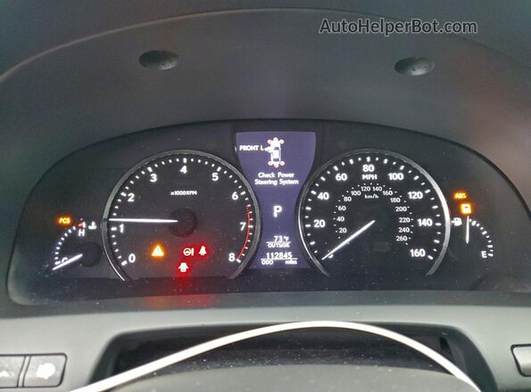 JTHBL5EF1G5142024 2016 LEXUS LS Черный Вид щитка приборов