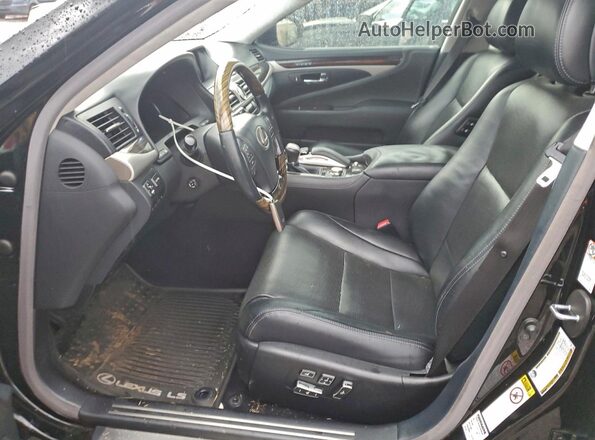 JTHBL5EF1G5142024 2016 LEXUS LS Черный Вид салона спереди