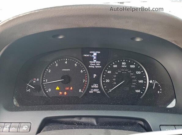 JTHBL5EF8H5144113 2017 LEXUS LS Black Вид щитка приладів