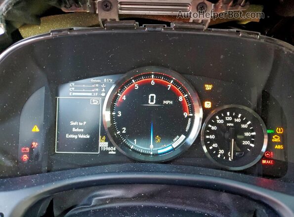 JTHBP1BL2GA000571 2016 LEXUS GS-F Blue Vista del cuadro de instrumentos