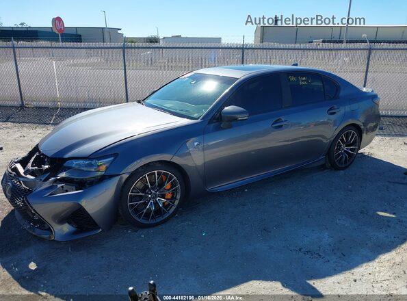 JTHBP1BL2GA000635 2016 LEXUS GS-F Gray Przód lewy