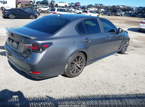 JTHBP1BL2GA000635 2016 LEXUS GS-F Gray Tył prawy