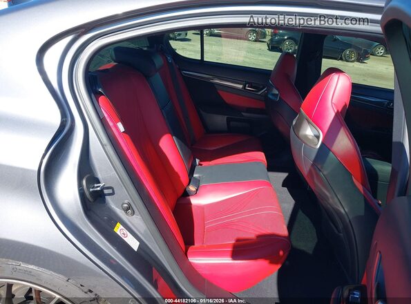 JTHBP1BL2GA000635 2016 LEXUS GS-F Gray Widok naklejki z numerem VIN