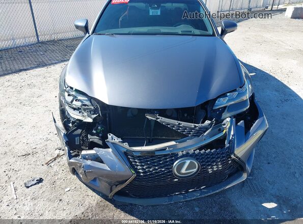 JTHBP1BL2GA000635 2016 LEXUS GS-F Gray Widok z przodu