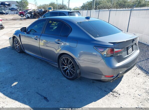 JTHBP1BL2GA000635 2016 LEXUS GS-F Gray Tył lewy