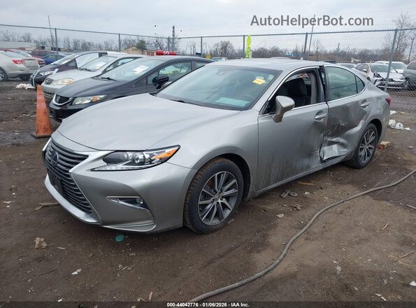 JTHBW1GG0G2115680 2016 LEXUS ES 300H Silver წინა მარცხენა ხედი სამი მეოთხედიდან
