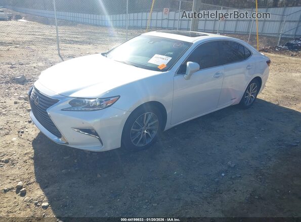 JTHBW1GG0H2145134 2017 LEXUS ES 300H White Առջևի ձախ երեք քառորդ տեսարան