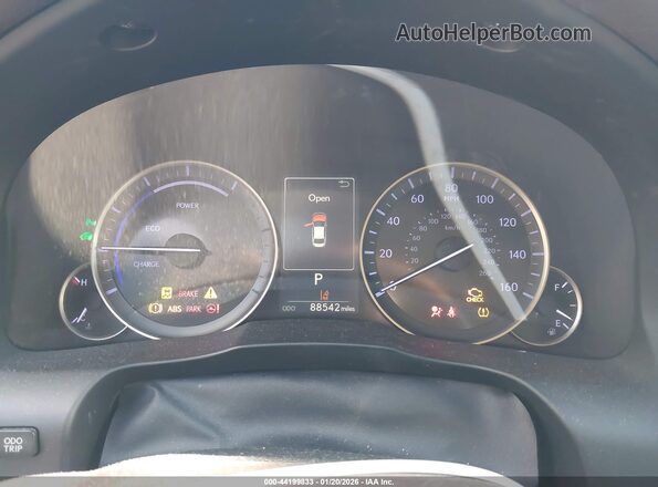 JTHBW1GG0H2145134 2017 LEXUS ES 300H White Հետևի նստատեղերի տեսք