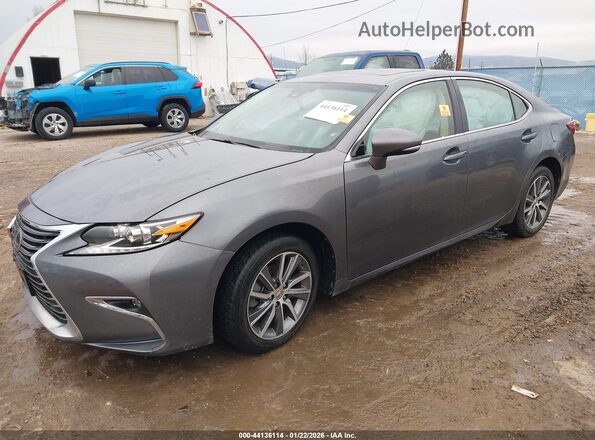 JTHBW1GG2G2108987 2016 LEXUS ES 300H Gray წინა მარცხენა ხედი სამი მეოთხედიდან