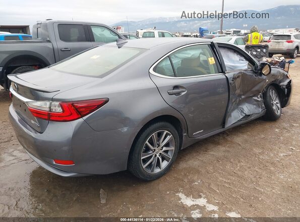 JTHBW1GG2G2108987 2016 LEXUS ES 300H Gray უკანა მარჯვენა