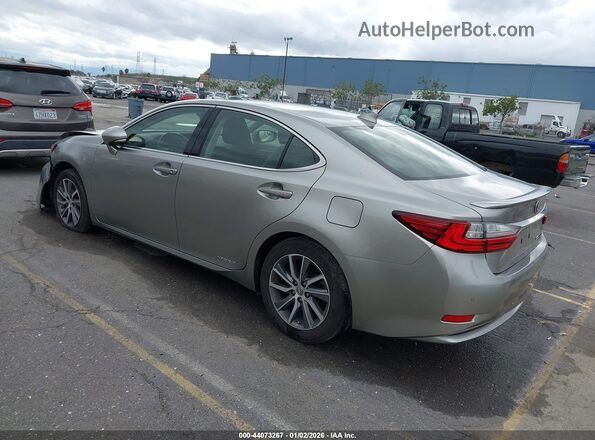JTHBW1GG9H2138795 2017 LEXUS ES 300H Серый Задняя левая четверть
