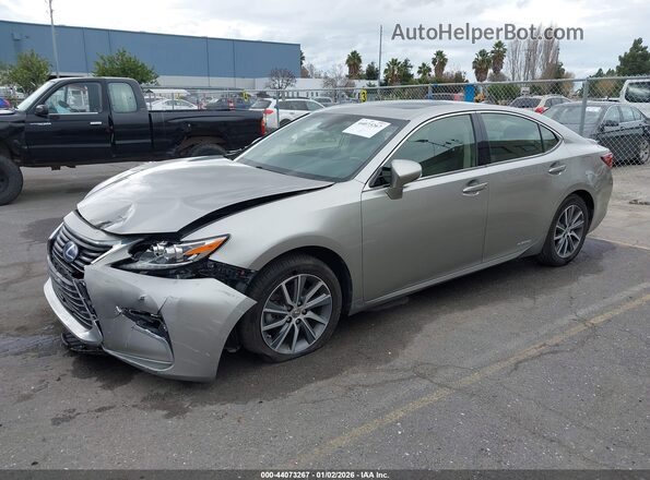 JTHBW1GG9H2138795 2017 LEXUS ES 300H Серый Передняя левая четверть