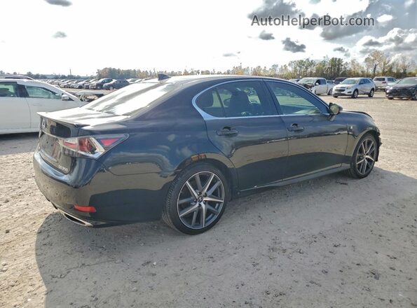 JTHBZ1BL0HA008972 2017 LEXUS GS Black უკანა მარჯვენა