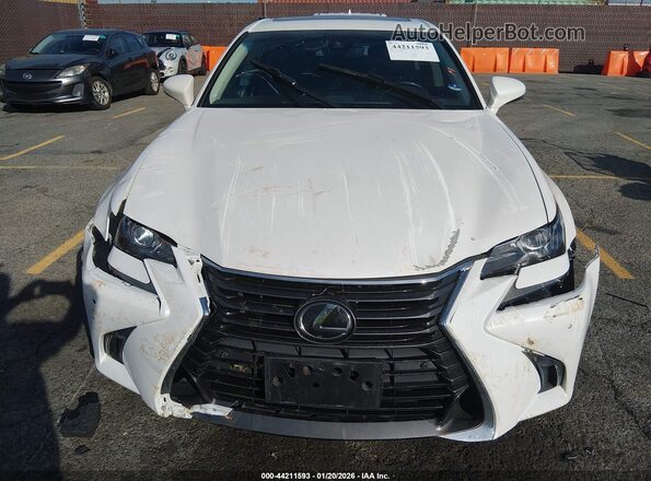 JTHBZ1BL2JA012396 2018 LEXUS GS 350 White Вид щитка приладів