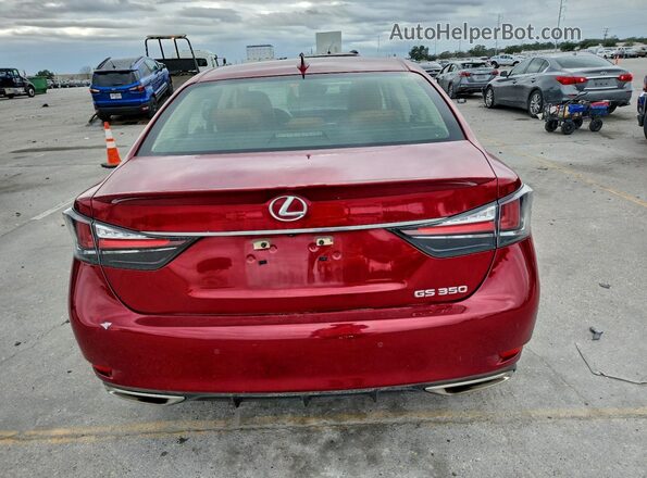 JTHBZ1BL4GA001442 2016 LEXUS GS Red Widok z tyłu