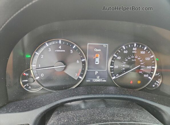 JTHBZ1BL4GA001442 2016 LEXUS GS Red Widok zestawu wskaźników