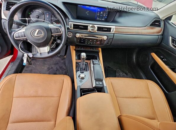 JTHBZ1BL4GA001442 2016 LEXUS GS Red Widok deski rozdzielczej