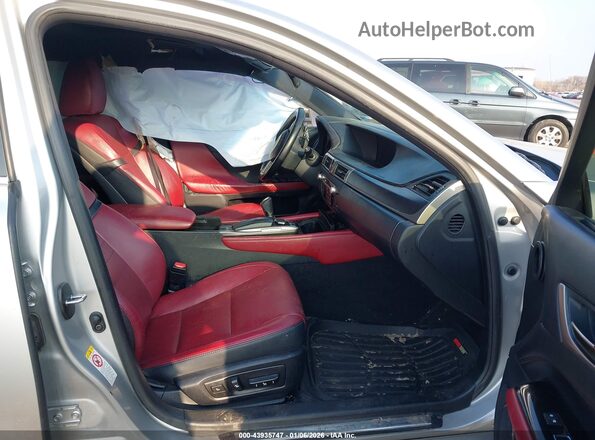 JTHBZ1BL5GA002602 2016 LEXUS GS 350 Silver Widok wnętrza z przodu