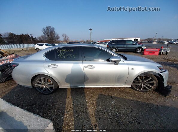 JTHBZ1BL5GA002602 2016 LEXUS GS 350 Silver Widok wnętrza z tyłu