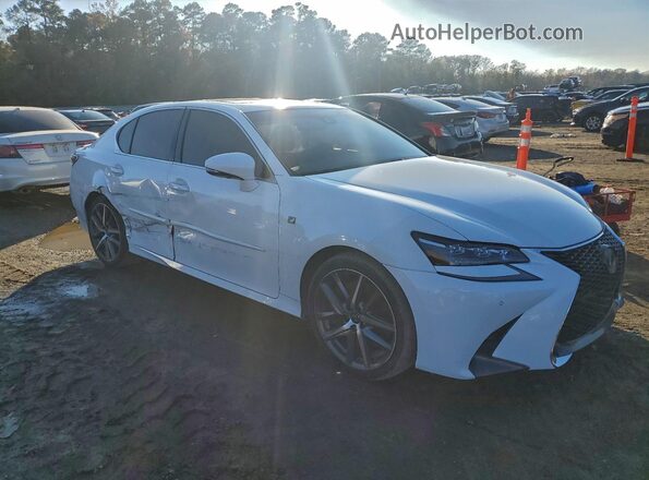 JTHBZ1BL5JA015499 2018 LEXUS GS White Delantero derecho
