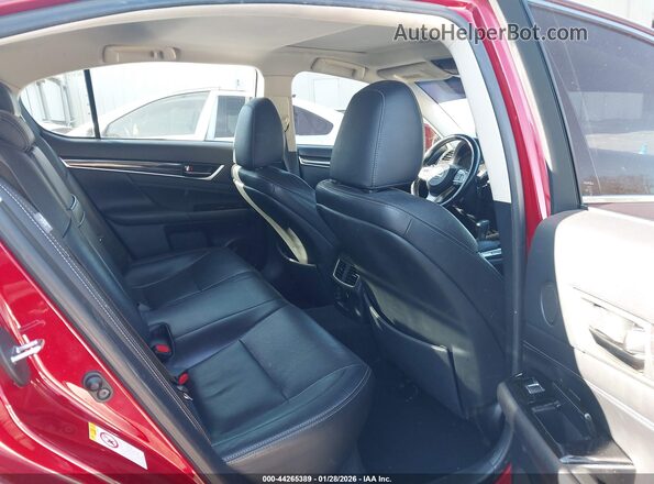 JTHBZ1BL7GA001063 2016 LEXUS GS 350 Red Вид наклейки з VIN-кодом