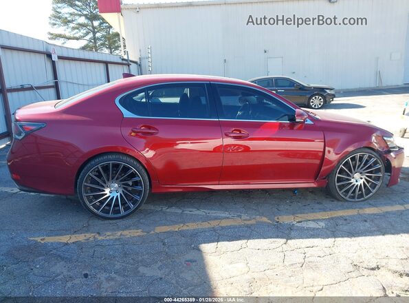 JTHBZ1BL7GA001063 2016 LEXUS GS 350 Red Вид задньої частини салону