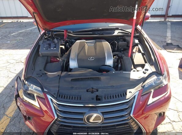 JTHBZ1BL7GA001063 2016 LEXUS GS 350 Red Вид ззаду