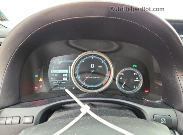 JTHBZ1BL7HA008760 2017 LEXUS GS Charcoal Instrument cluster view