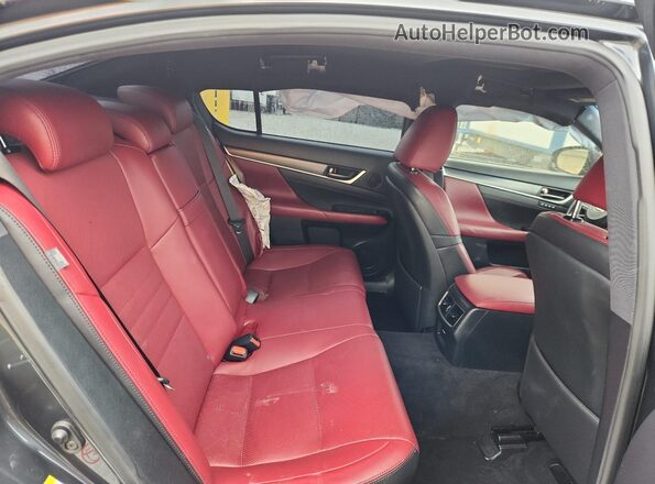 JTHBZ1BL7HA008760 2017 LEXUS GS Charcoal Rear seats view