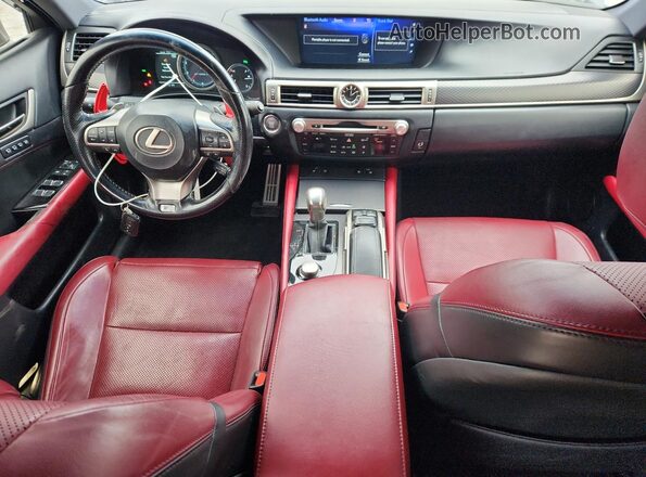 JTHBZ1BL7HA008760 2017 LEXUS GS Charcoal Dashboard view