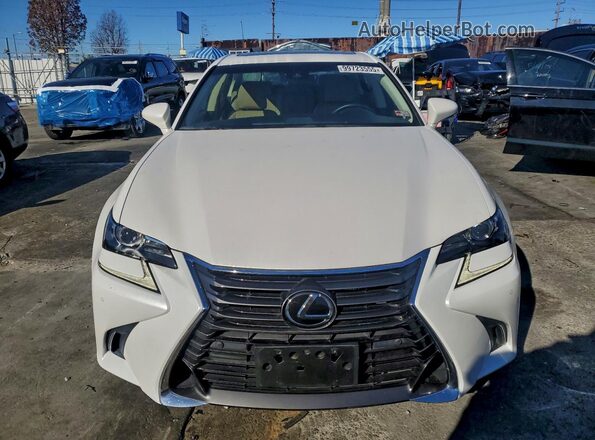 JTHBZ1BL9JA014341 2018 LEXUS GS White წინა ხედი