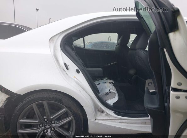 JTHBZ1D24J5033649 2018 LEXUS IS 350 White Widok naklejki z numerem VIN