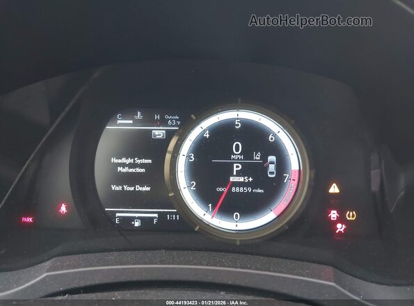 JTHBZ1D24J5033649 2018 LEXUS IS 350 White Widok tylnych siedzeń