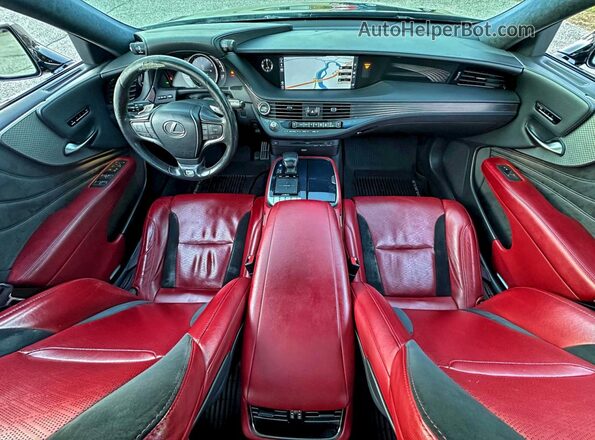 JTHC51FF4J5000165 2018 LEXUS LS Черный Вид щитка приборов