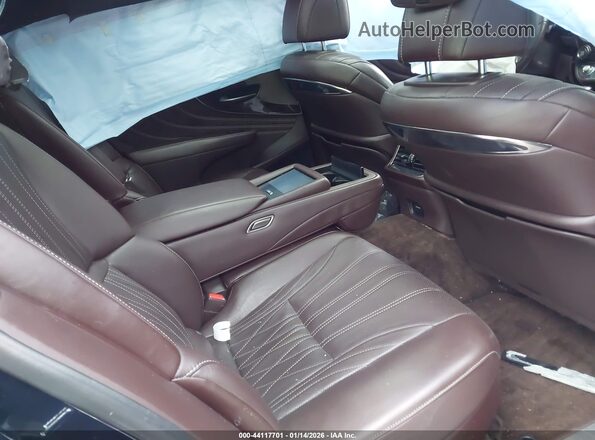 JTHC5LFF4J5001991 2018 LEXUS LS 500 Blue Vista de la etiqueta del VIN