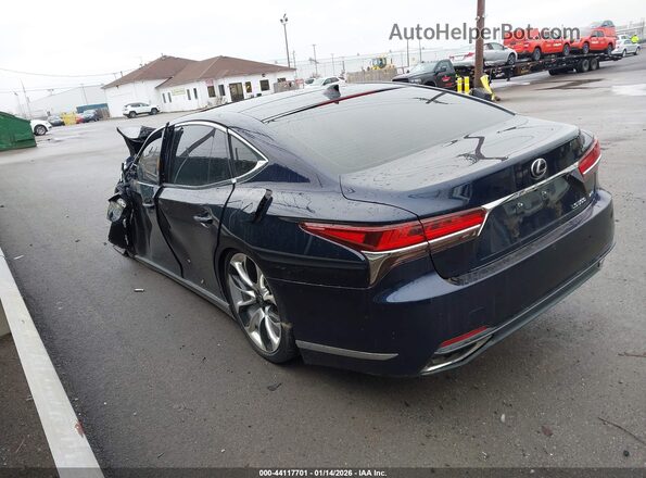 JTHC5LFF4J5001991 2018 LEXUS LS 500 Blue Trasero izquierdo
