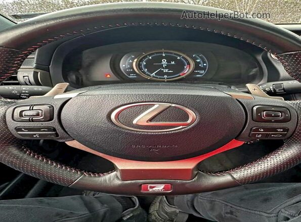 JTHC81D22K5035098 2019 LEXUS IS Black Widok deski rozdzielczej