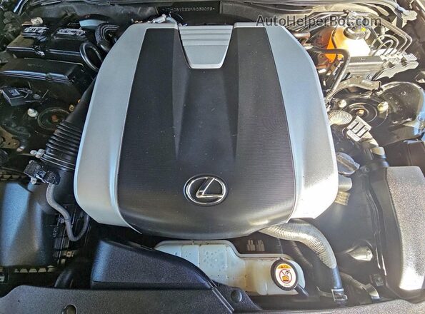 JTHC81D22K5035098 2019 LEXUS IS Black Widok wnętrza z przodu