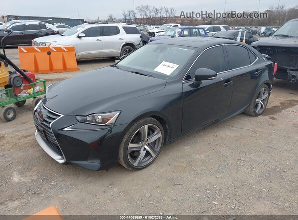JTHC81D27J5029411 2018 LEXUS IS 300 Black Przód lewy