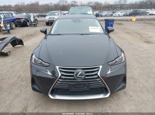 JTHC81D27J5029411 2018 LEXUS IS 300 Black Widok wnętrza z tyłu