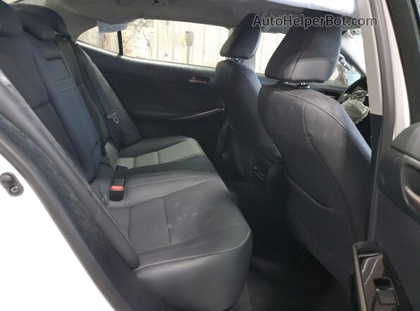 JTHC81D2XK5038959 2019 LEXUS IS White Rear seats view