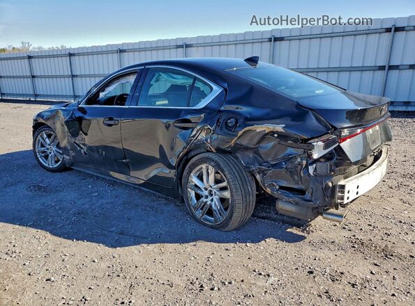 JTHC81F21M5044519 2021 LEXUS IS Black Rear left