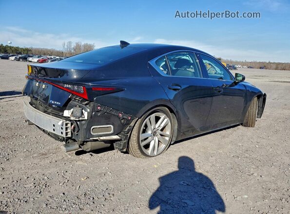 JTHC81F21M5044519 2021 LEXUS IS Black Rear right