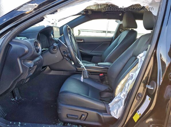 JTHC81F21M5044519 2021 LEXUS IS Black Front interior view