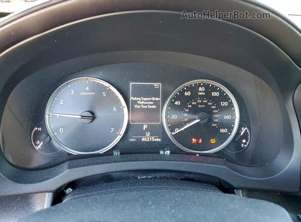 JTHC81F21M5044519 2021 LEXUS IS Black Instrument cluster view
